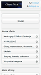 Mobile Screenshot of gitara-sklep.pl