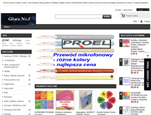 Tablet Screenshot of gitara-sklep.pl